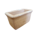 Форма для выпечки хлеба глиняная, внутренний размер 17,5см*7,5см*10см